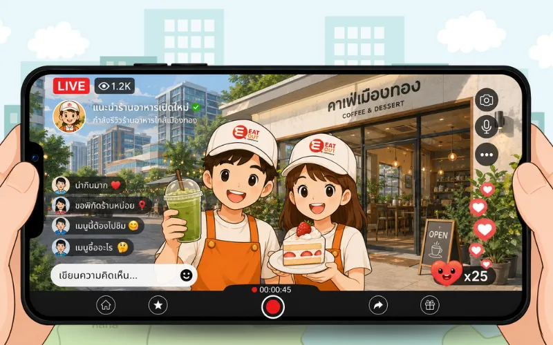 โปรโมทร้านอาหารเปิดใหม่ ใกล้เมืองทอง รีวิวร้านอาหารอร่อย ใกล้ เมืองทอง | เมืองทอง.com
